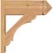 Ekena Millwork Olympic Smooth Arts and Crafts Outlooker, Western Red Cedar, 7 1/2"W x 20"D x 20"H OUT08X20X20OLY03SWR - alternate 2